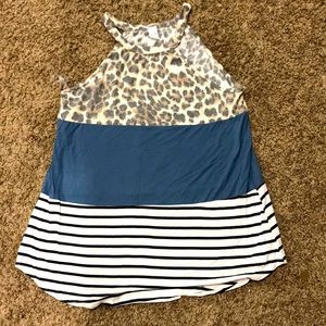 Stylish Multi Color tank top
